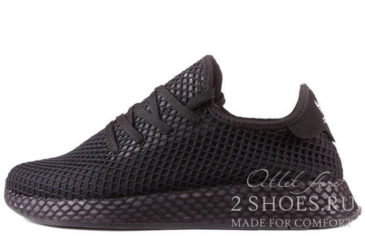 Кроссовки ADIDAS Deerupt Runner Black Full B41768 черные