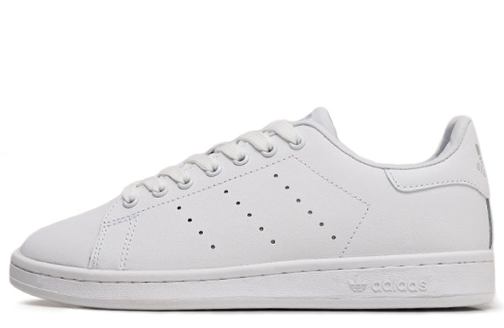 Кроссовки Adidas Stan Smith Triple White  белые, кожаные