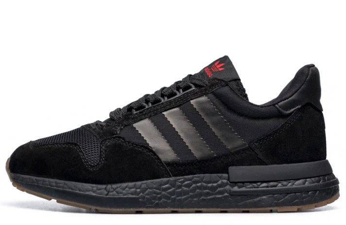 Кроссовки Adidas ZX 500 RM Triple Black  черные