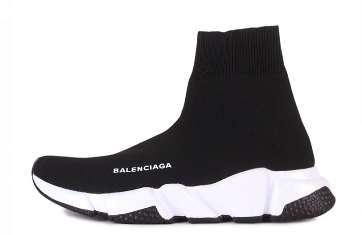 Кроссовки Balenciaga Speed Trainer Black White 617239W2DB21015 черные