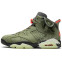 Кроссовки мужские Nike Air Jordan 6 Travis Scott Olive Green