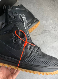 Кроссовки Nike Lunar Force 1 DUCKBOOT Anthracite Black живое фото 3