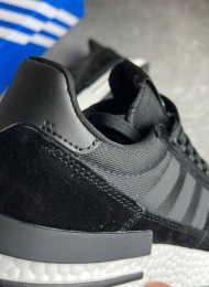 Кроссовки Adidas ZX 500 RM Black Core Footwear White живое фото 4
