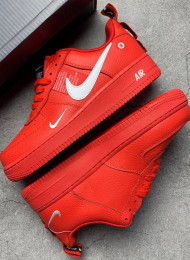 Кроссовки Nike Air Force 1 Low LV8 Utility Red живое фото 1