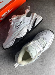 Кроссовки Nike M2K Tekno Winter White Cool Grey живое фото 2