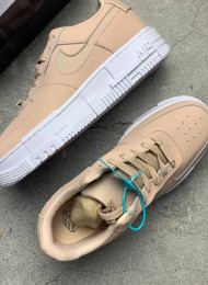 Кроссовки Nike Air Force 1 Pixel Particle Beige живое фото 2