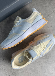 Кроссовки New Balance WS327UND Un-Dyed Blue живое фото 2