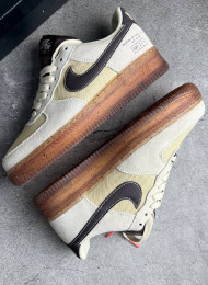 Кроссовки Nike Air Force 1 Low Coffee живое фото 1