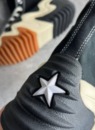 Кеды Converse Run Star Motion Black White Gum живое фото 4
